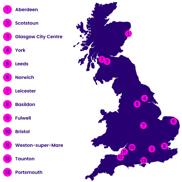 first charge locations