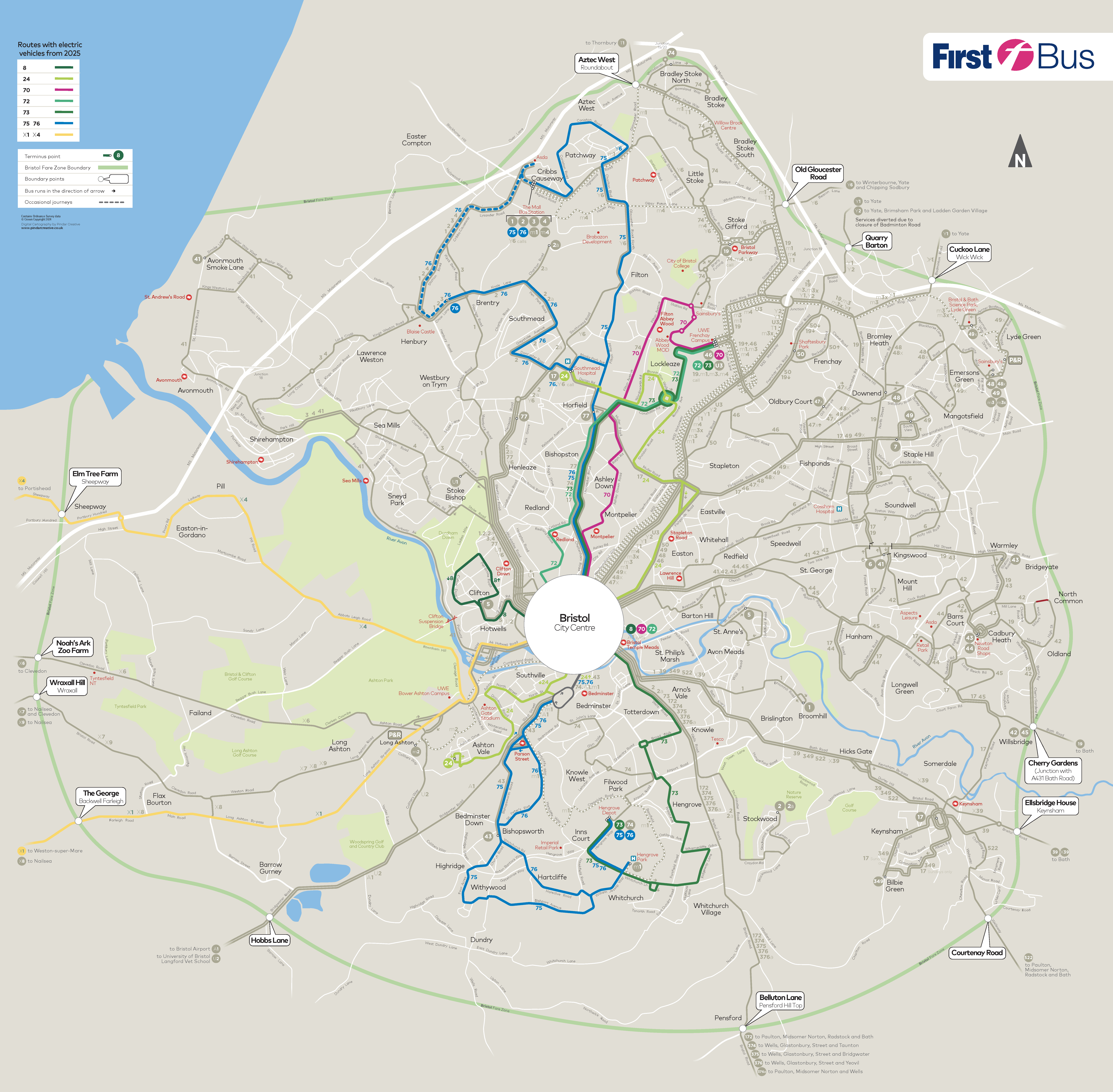 Bristol EV Map