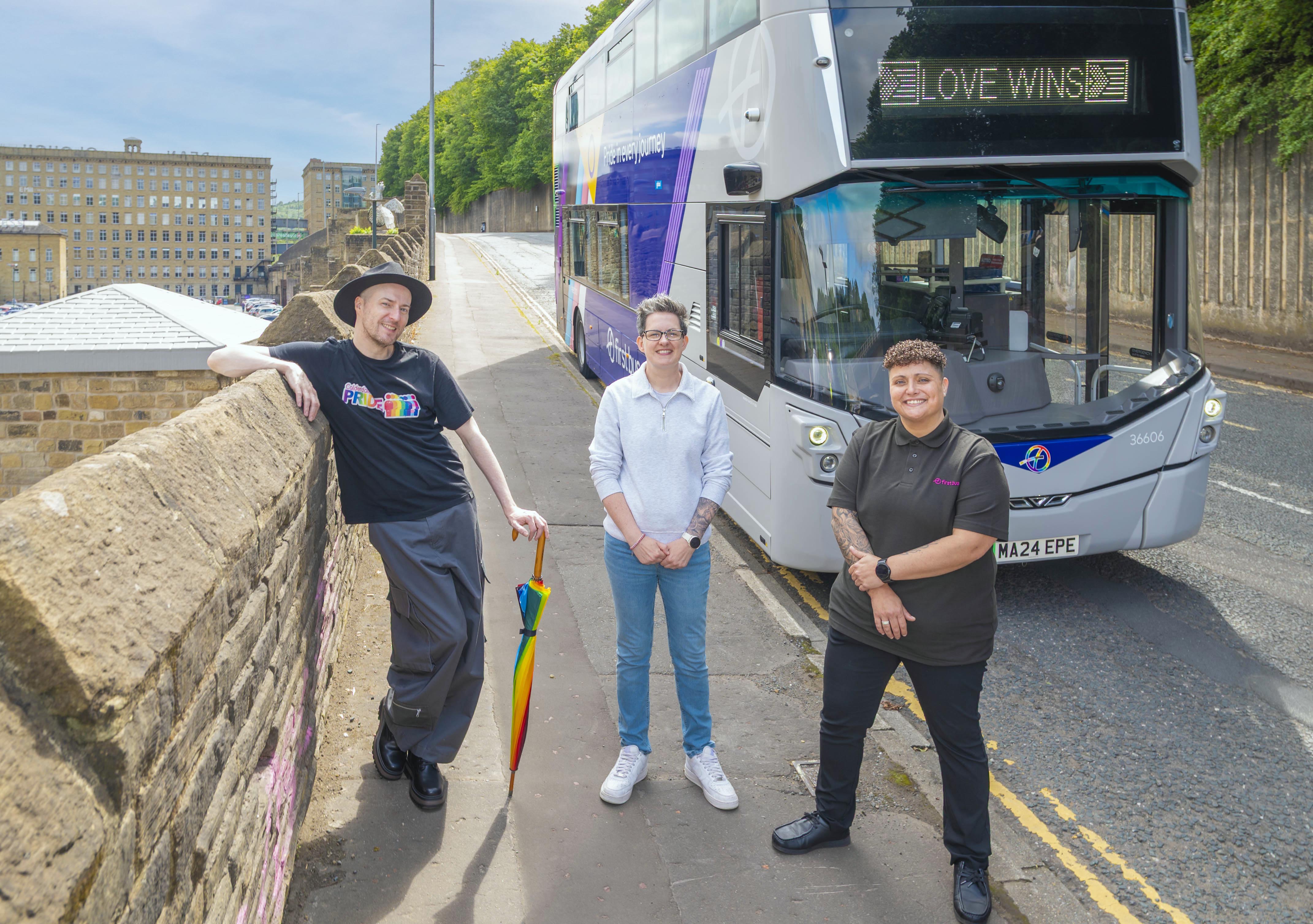 Calderdale Pride shuttle bus