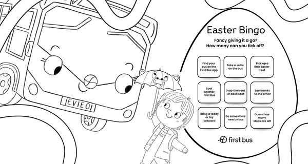 Evie Bus Bingo activity