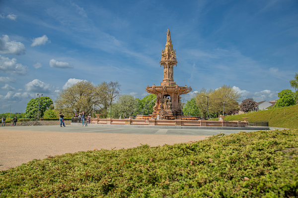 Glasgow Green fountain