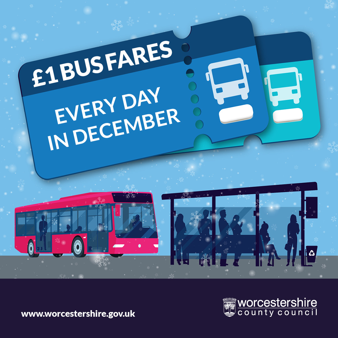 &pound;1 single fares throughout December