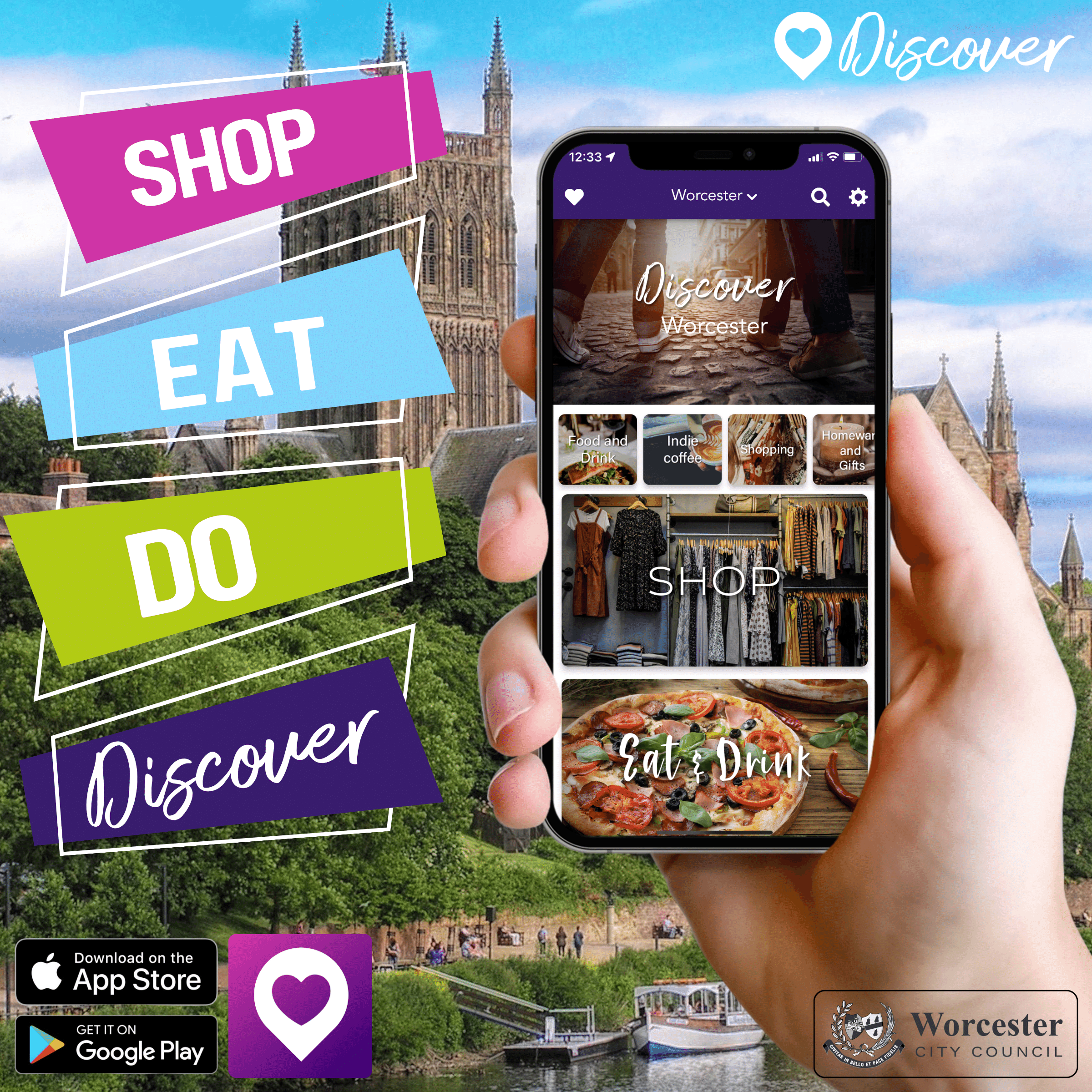 Worcester Discover App