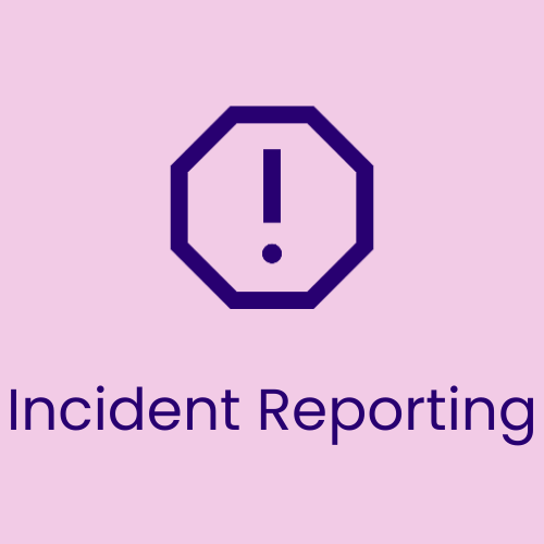 Incident reporting icon