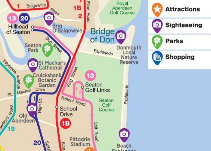 sightseeing map