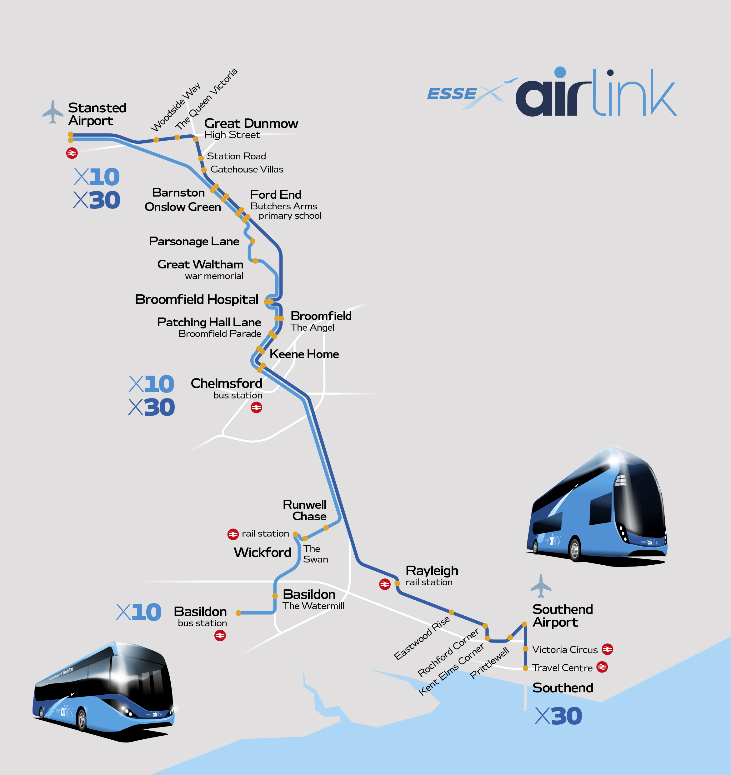 bus from colchester to stansted airport