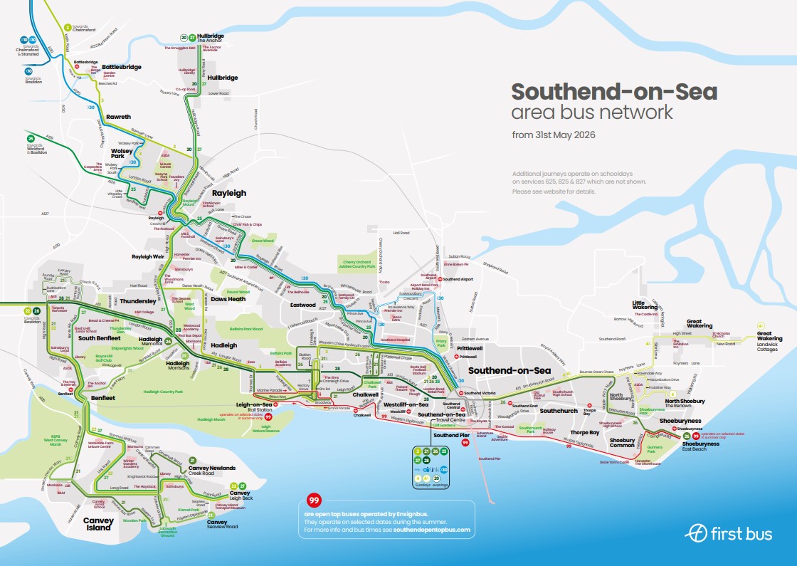 Soundend on sea map