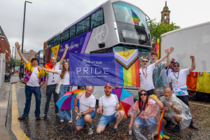 First Bus team at Glasgow Pride