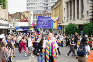 First Bus team at Leeds Pride parade