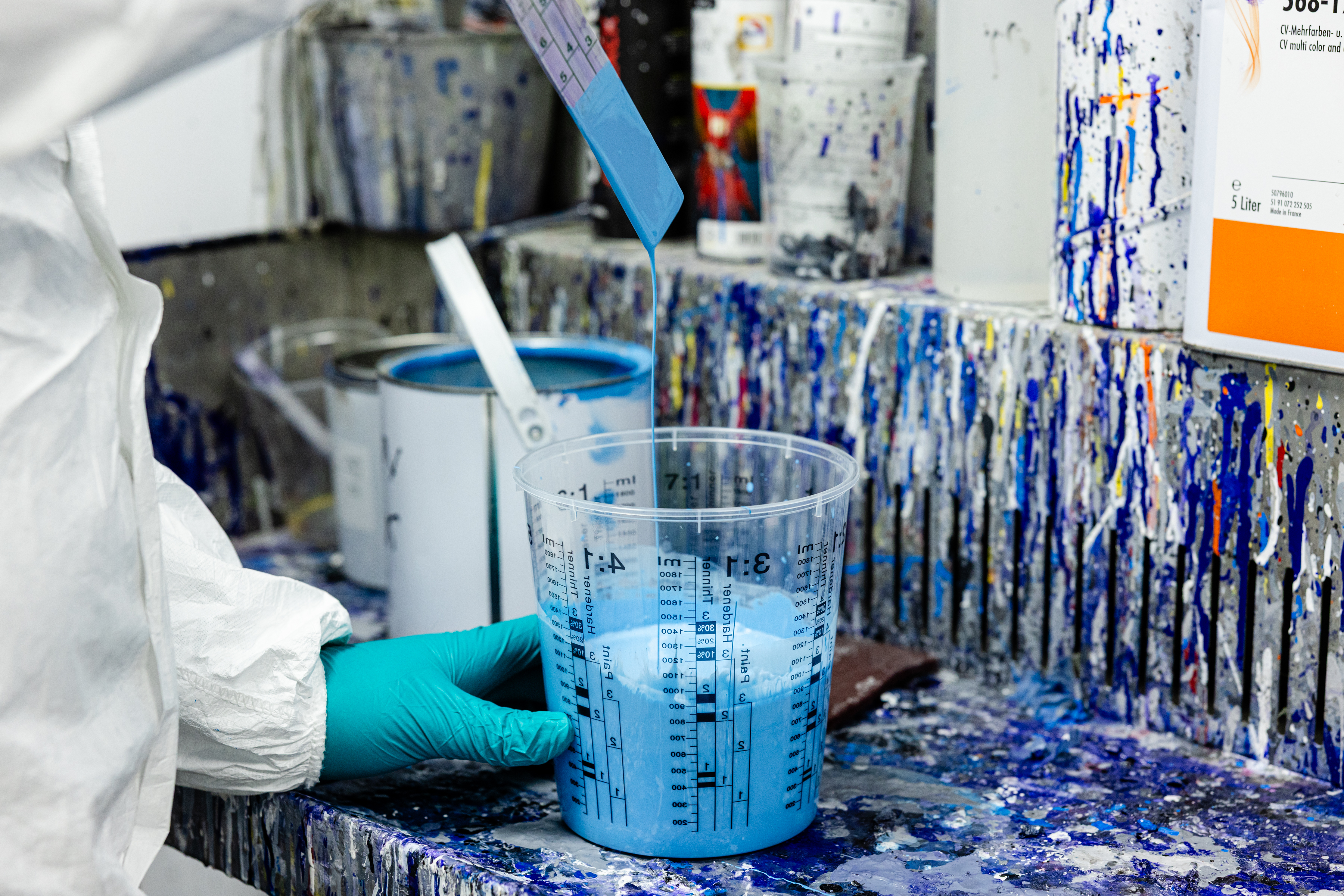 Paint mixing process