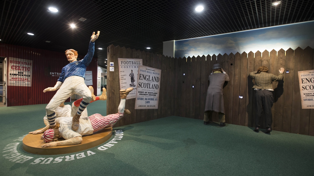 Scottish Football Museum exhibit