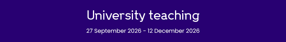 University arrivals. 27 September 2026 - 12 December 2026.