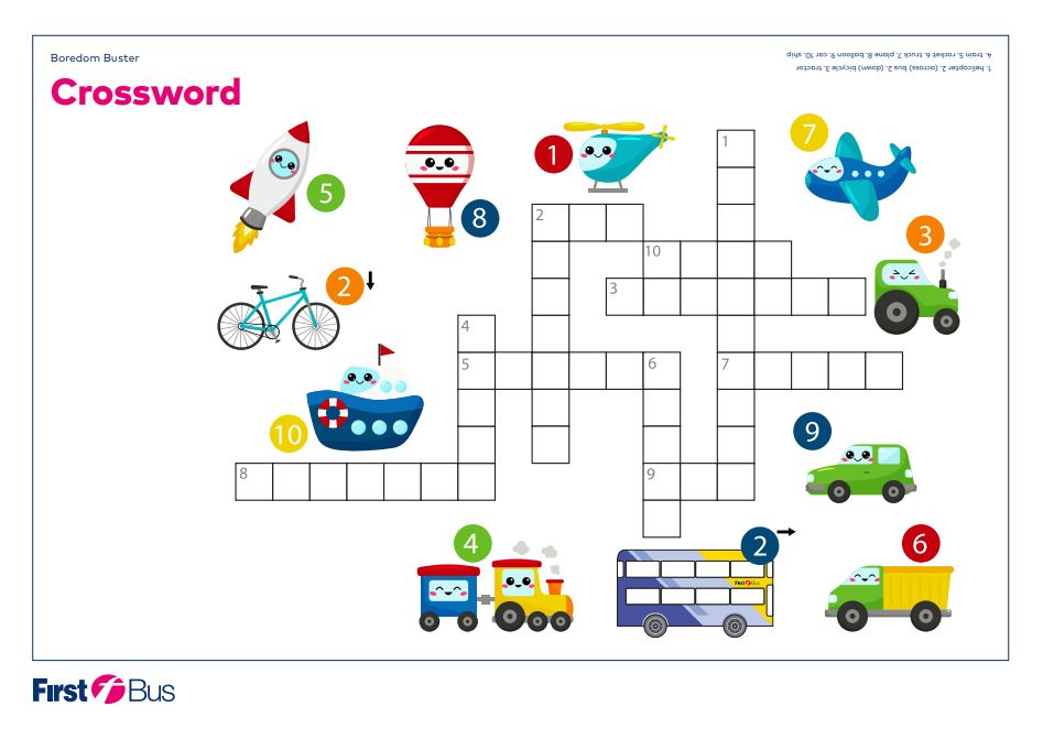 gear on a tour bus crossword