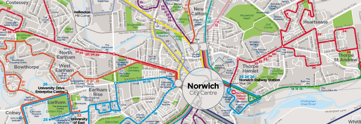 bus journey planner norwich