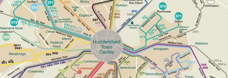 Huddersfield Network Map