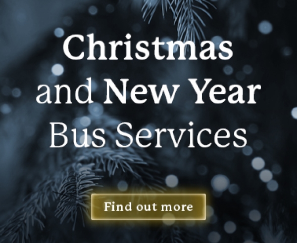 Christmas and New Year bus services