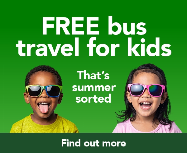 Kids travel free summer holiday offer
