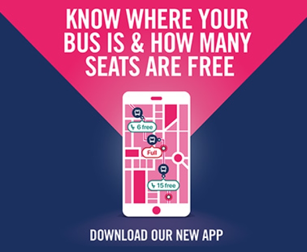 First Bus App update - track bus and seats available