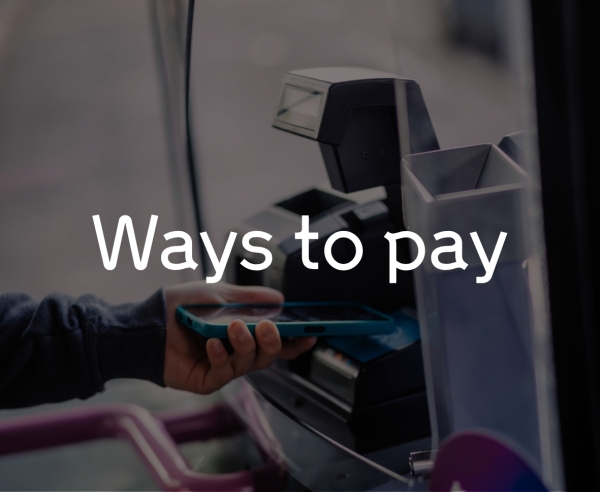 Ways to pay