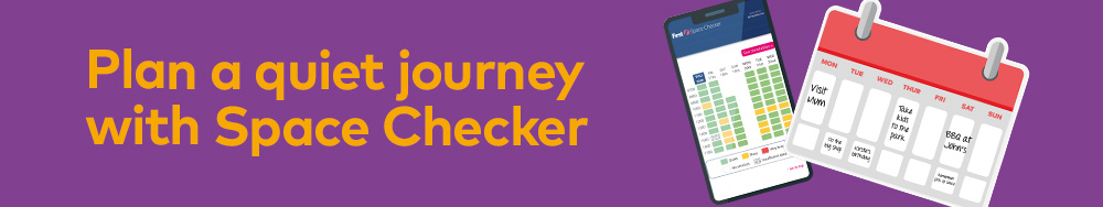 Plan a quiet journey with space checker