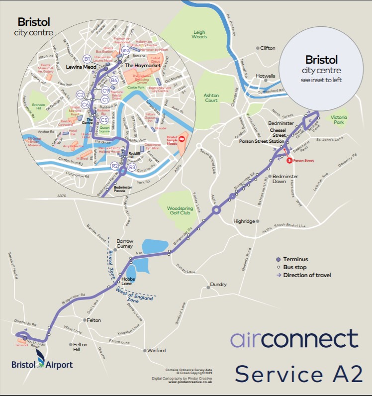 505 Bus Route Map Faqt | Bristol, Bath And The West | First Bus