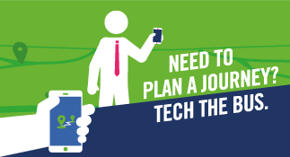 Need to plan a journey. Tech the bus.