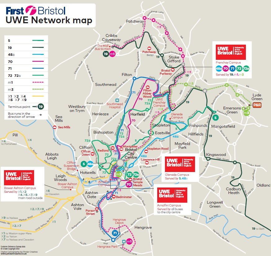 Bus Routes Near Me Schedule Today Uwe | Bristol, Bath And The West | First Bus