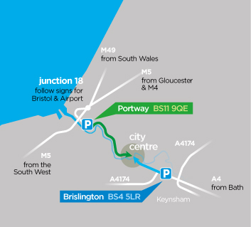 Bristol Park & Ride services from First Bus