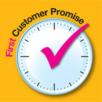 first customer promise logo