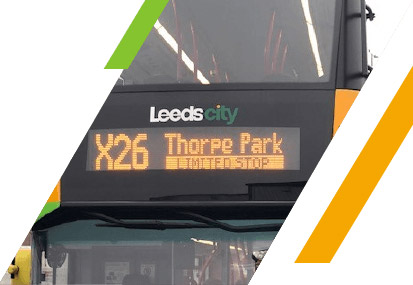X27 Bus Route Map Routes X26 And X27 | Leeds | First Bus