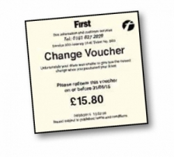 first bus change voucher