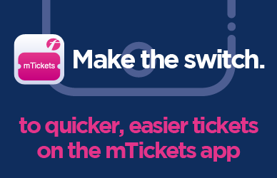 First Bus mTickets app make the switch advert