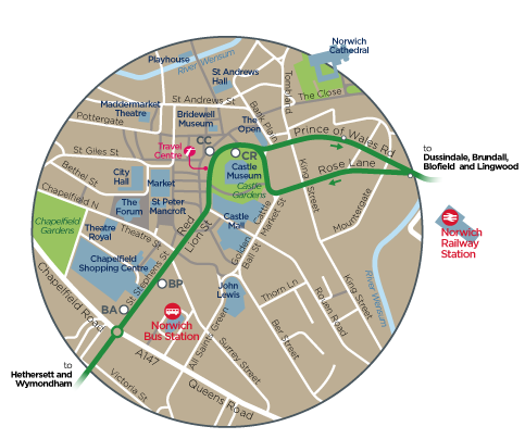 Bus 14 Route Map Green Line 14 & 15 Bus Service | Norfolk & Suffolk | Norfolk & Suffolk |  First Bus
