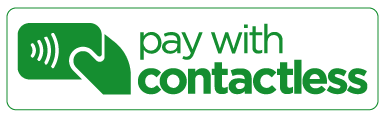 pay with contactless green logo