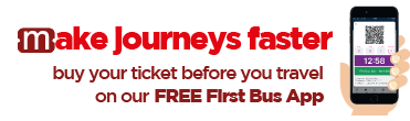 First Bus Network Norwich red line mTIckets app