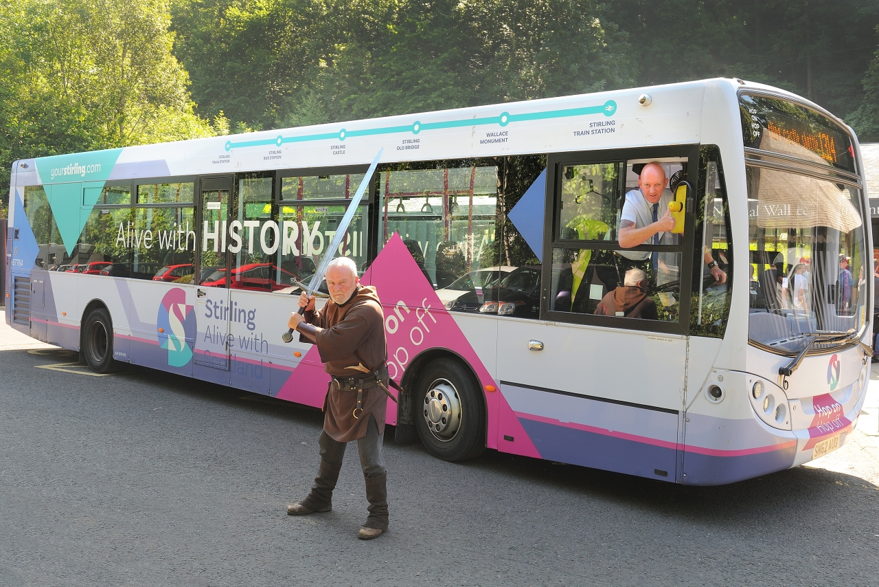 Stirling Starts Here First Bus