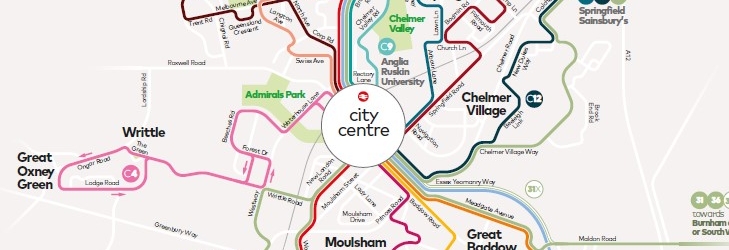 Chelmsford Shuttles Maps