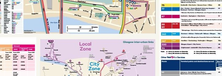Glasgow Network Map Leaflet