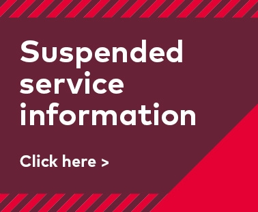 Suspended service information