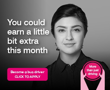 You could earn a little bit extra this month - become a bus driver