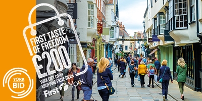 Image for 'Win a £200 shopping spree in York'