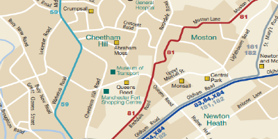 Bus Routes Map Near Me Greater Manchester | Greater Manchester Bus Route Maps