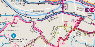 92 Bus Route Map Bristol, Bath And The West | Bristol, Bath And The West Bus Route Maps