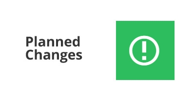 Image for 'Planned changes'